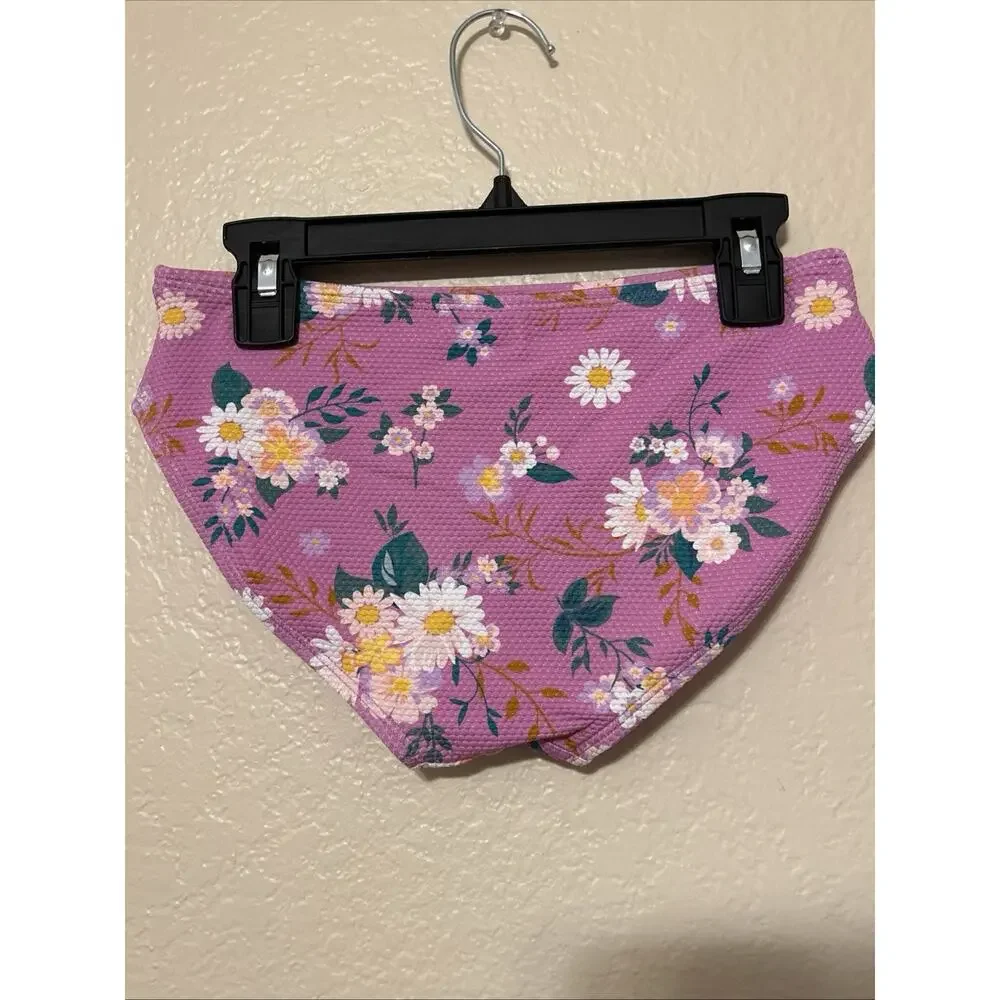 Art Class Girls L 10/12 Daisy Floral 2PC Bikini Swim Suit